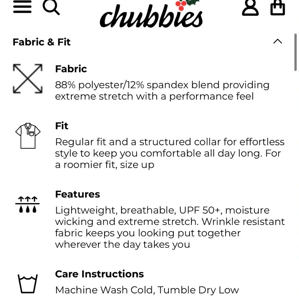 Like New Chubbie’s Performance Polo Neon Light Size Large - Picture 12 of 12